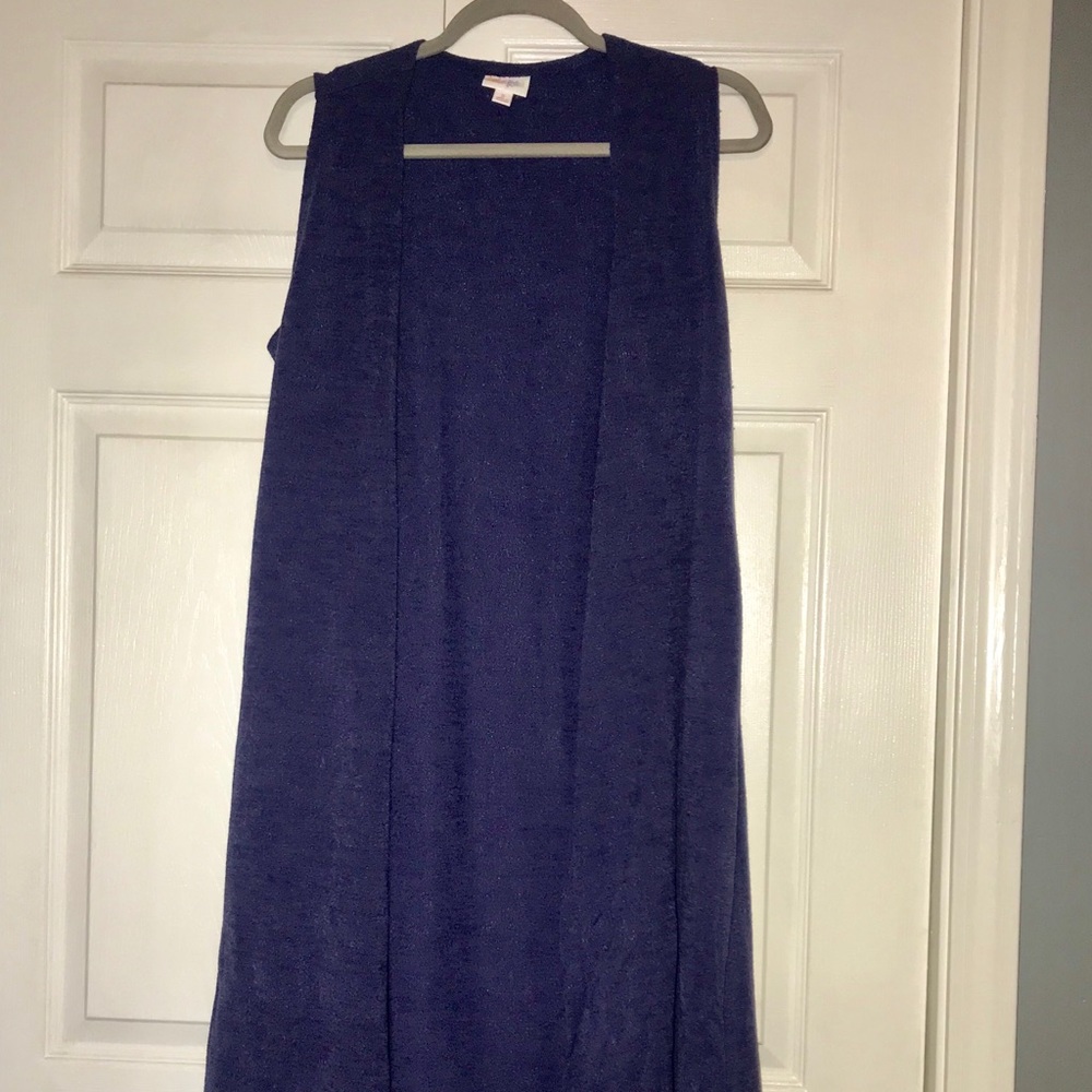 LuLaRoe Blue Joy Vest